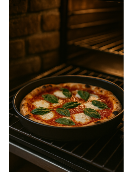 TEGLIE FERRO-ALLUMINIO-ACCIAIO: vendita online TEGLIA DA FORNO Ø 22 CM PADERNO IN FERRO BLU in offerta