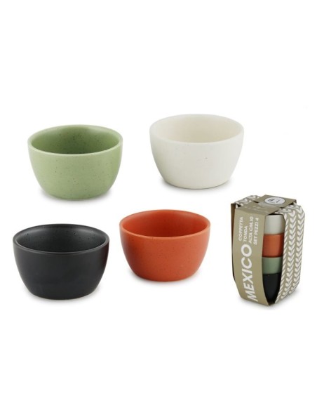 INSALATIERE-CIOTOLE-COPPETTE: vendita online COPPETTA TONDA ALTA MEXICO CONF. 4 CM.10 COLORI ASSORTITI in offerta