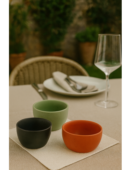 INSALATIERE-CIOTOLE-COPPETTE: vendita online COPPETTA TONDA ALTA MEXICO CONF. 4 CM.10 COLORI ASSORTITI in offerta