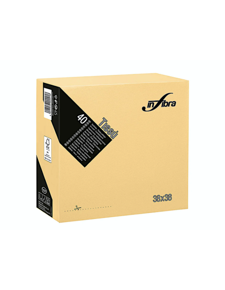 INFIBRA CF.40 TOVAGLIOLO 38X38 2V TISSU' CREMA