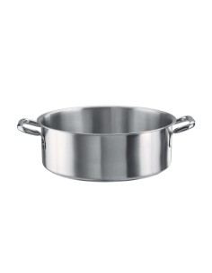 TENDER: vendita online CASSERUOLA BASSA 2 MANIGLIE TENDER PINTINOX Ø 45 CM IN ACCIAIO INOX in offerta