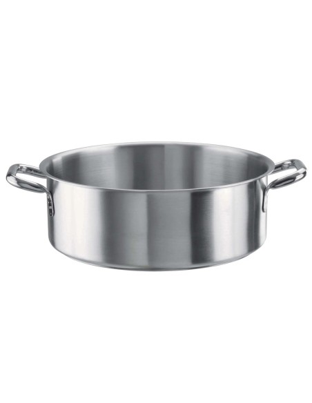 TENDER: vendita online CASSERUOLA BASSA 2 MANIGLIE TENDER PINTINOX Ø 50 CM IN ACCIAIO INOX in offerta