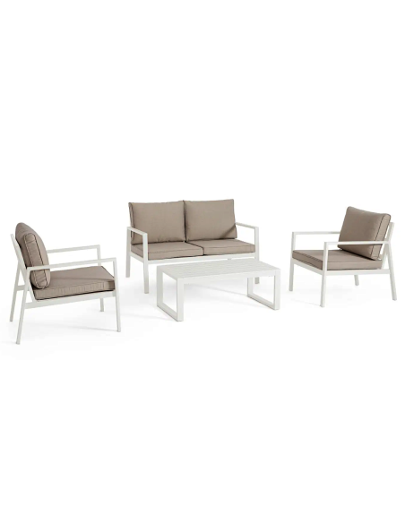 HILDE SALOTTO BIANCO CON CUSCINI 0664002 HILDE SALOTTO BIANCO CON CUSCINI 0664002