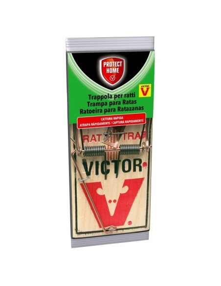 TRAPPOLE: vendita online TRAPPOLA A SCATTO VICTOR PROTECT HOME PER RATTI in offerta