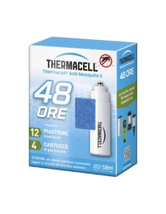 THERMACELL RICARICA 48ORE DISPOSITIVO ANTIZANZARA (12 PIATRINE+4 CARTU