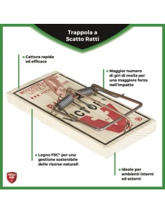 TRAPPOLE: vendita online TRAPPOLA A SCATTO VICTOR PROTECT HOME PER RATTI in offerta 2