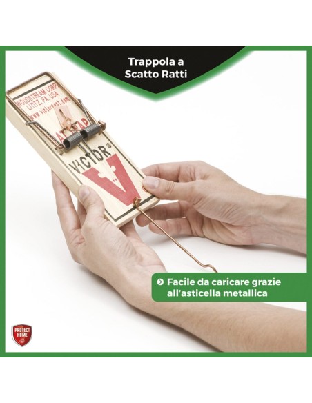 TRAPPOLE: vendita online TRAPPOLA A SCATTO VICTOR PROTECT HOME PER RATTI in offerta