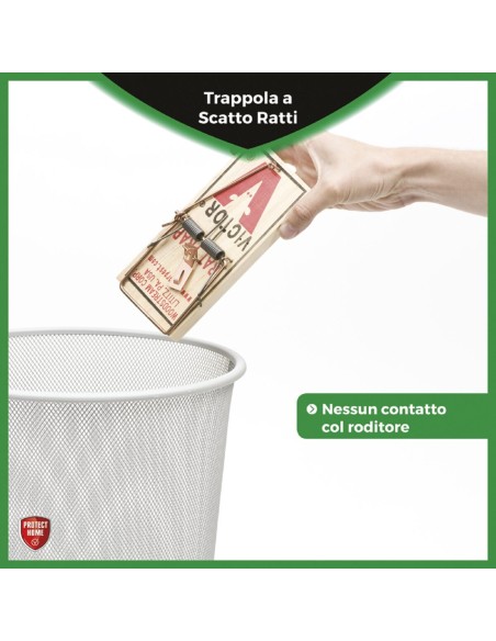 TRAPPOLE: vendita online TRAPPOLA A SCATTO VICTOR PROTECT HOME PER RATTI in offerta
