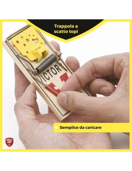 TRAPPOLE: vendita online TRAPPOLA A SCATTO VICTOR PROTECT HOME PER RATTI SET 2 PEZZI in offerta