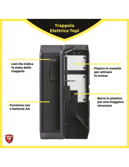 TRAPPOLE: vendita online TRAPPOLA ELETTRICA VICTOR PROTECT HOME PER TOPI in offerta