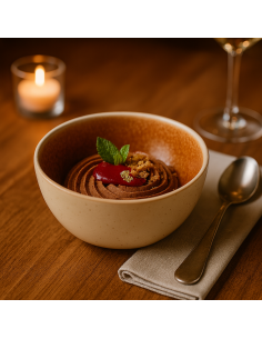 INSALATIERE-CIOTOLE-COPPETTE: vendita online COPPETTA WONJA OCRA Ø 11CM ALTEZZA 11 CM SECRET DE GOURMET IN PORCELLANA in offerta 2