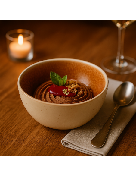 INSALATIERE-CIOTOLE-COPPETTE: vendita online COPPETTA WONJA OCRA Ø 11CM ALTEZZA 11 CM SECRET DE GOURMET IN PORCELLANA in offerta