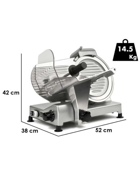 AFFETTATRICI: vendita online AFFETTATRICE SEMIAUTOMATICA LAMA 25 CM ACCIAIO INOX G20157 in offerta