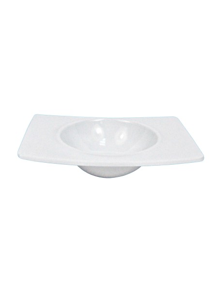 INSALATIERE-CIOTOLE-COPPETTE: vendita online CIOTOLA RETTANGOLARE CM.15X11,5 BIANCO MELAMINA in offerta