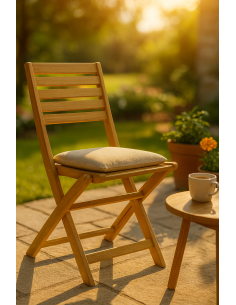 SEDIE-POLTRONE: vendita online SEDIA PIEGHEVOLE GARDEN VERDELOOK 40 X 53 X ALTEZZA 85 CM IN LEGNO D'ACACIA in offerta 2