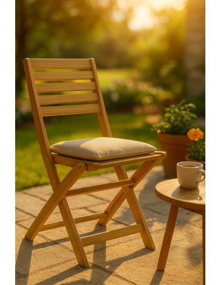 SEDIE-POLTRONE: vendita online SEDIA PIEGHEVOLE GARDEN VERDELOOK 40 X 53 X ALTEZZA 85 CM IN LEGNO D'ACACIA in offerta