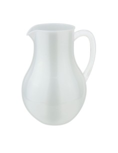 BROCCHE-CARAFFE GRADUATE: vendita online CARAFFA GEMMA ILSA 2 LITRI FINITURA BIANCA IN MS INFRANGIBILE in offerta