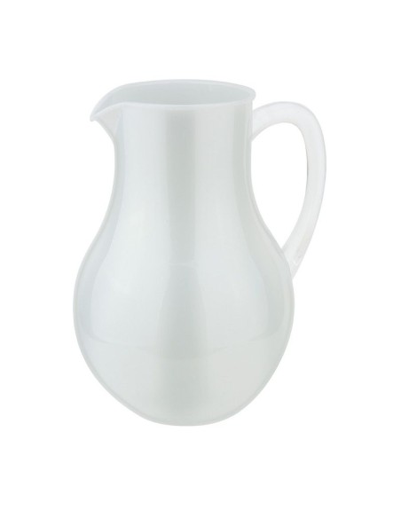 BROCCHE-CARAFFE GRADUATE: vendita online CARAFFA GEMMA ILSA 2 LITRI FINITURA BIANCA IN MS INFRANGIBILE in offerta