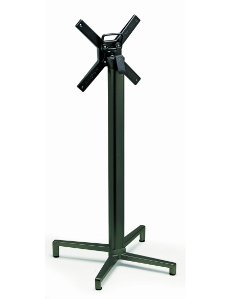 BASI TAVOLO: vendita online BASE TAVOLO RIBALTABILE DOMINO ALTEZZA 109 CM ALLUMINIO VERNICIATO ANTRACITE SCAB in offerta