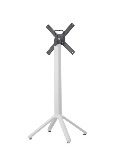 BASI TAVOLO: vendita online BASE TAVOLO RIBALTABILE NEMO ALTEZZA 109 CM ALLUMINIO VERNICIATO BIANCO SCAB in offerta