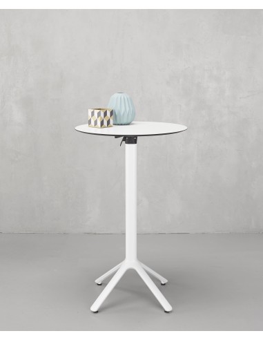BASI TAVOLO: vendita online BASE TAVOLO RIBALTABILE NEMO ALTEZZA 109 CM ALLUMINIO VERNICIATO BIANCO SCAB in offerta