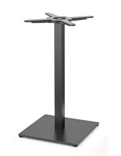 BASI TAVOLO: vendita online BASE TAVOLO TIFFANY 50 X 50 CM ALTEZZA 73 CM NERO IN ACCIAIO SCAB in offerta