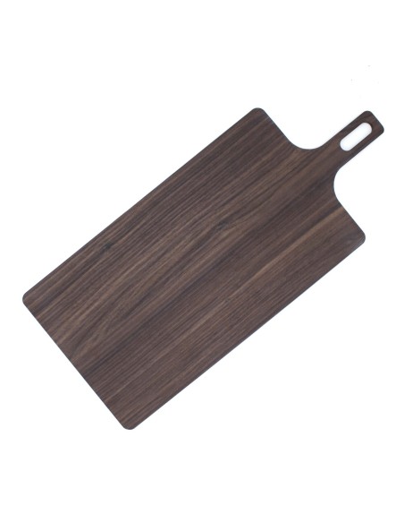 TAGLIERE HPL CM.24X20X0,5H NOCE CON MANICO (CM.34)
