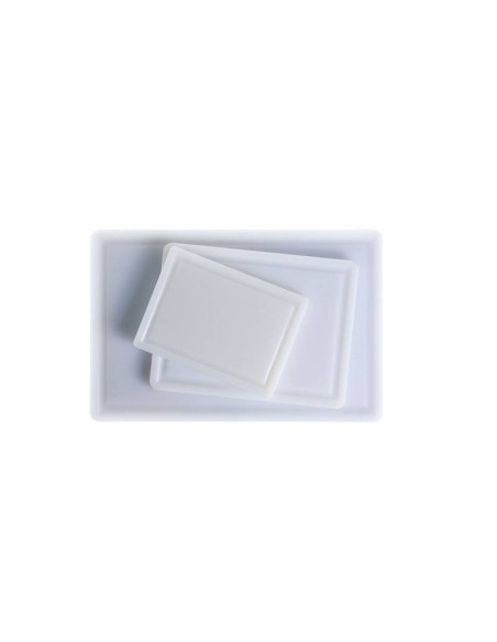 TAGLIERI-TAGLIERI POLIETILENE: vendita online TAGLIERE RETTANGOLARE CM.29X44X1H POLIETILENE CON SCANALATURA in offerta