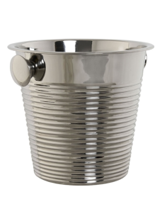 PORTABOTTIGLIA PLATINATO CM.24X24X22H INOX PC214614