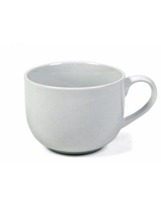 TAZZONE JUMPO CM.12X7H BIANCO MELAMINA