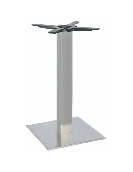 BASI TAVOLO: vendita online BASE TAVOLO A COLONNA IN ACCIAIO INOX SAMMY ALTEZZA 72 CM in offerta