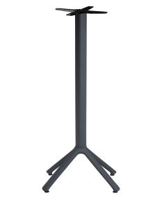 BASI TAVOLO: vendita online BASE TAVOLO FISSO NEMO ALTEZZA 109 CM ALLUMINIO VERNICIATO ANTRACITE SCAB in offerta