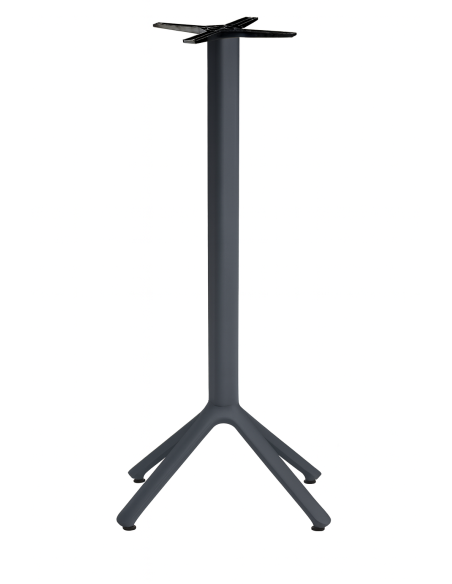 BASI TAVOLO: vendita online BASE TAVOLO FISSO NEMO ALTEZZA 109 CM ALLUMINIO VERNICIATO ANTRACITE SCAB in offerta