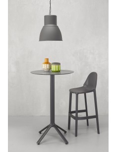 BASI TAVOLO: vendita online BASE TAVOLO FISSO NEMO ALTEZZA 109 CM ALLUMINIO VERNICIATO ANTRACITE SCAB in offerta 2