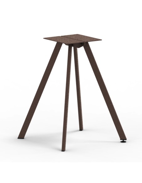 BASI TAVOLO: vendita online BASE TAVOLO ALICE BRONZO 57 X 57 ALTEZZA 73 CM METALLO CON TRATTAMENTO EPOSSIDICO VERMOBIL in off...