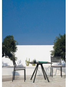 BASE TAVOLO ALICE BRONZO CM.57X57X73H CON TRATTAMENTO EPOSSIDICO VE... 2
