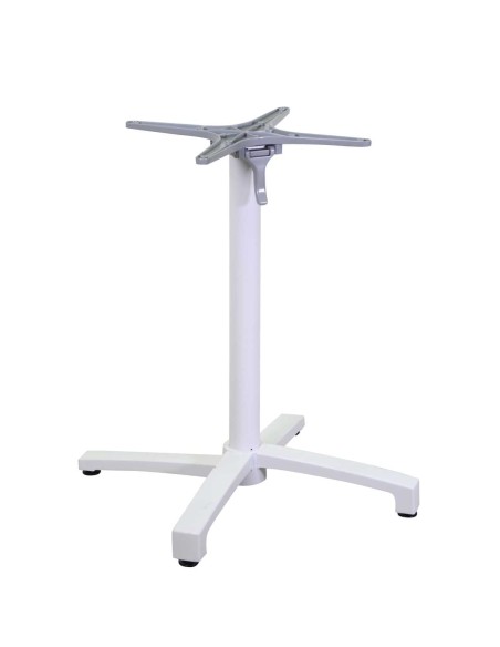 BASI TAVOLO: vendita online BASE TAVOLO RIBALTABILE LUCAS VACCHETTI 52 X 52 ALTEZZA 72 CM IN ALLUMINIO BIANCO in offerta