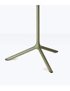 BASI TAVOLO: vendita online BASE TAVOLO FISSO TRIPE' MAXI SCAB ALTEZZA 73 CM VERDE OLIVA IN ACCIAIO in offerta