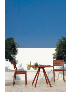 BASI TAVOLO: vendita online BASE TAVOLO ALICE CORTEN 57 X 57 ALTEZZA 73 CM METALLO CON TRATTAMENTO EPOSSIDICO VERMOBIL in off... 2