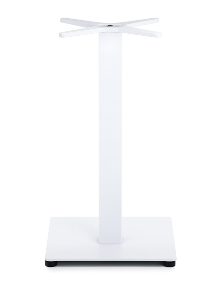 BASI TAVOLO: vendita online BASE TAVOLO STAIN SALMAR 45 X 45 ALTEZZA 72 CM BIANCO IN ACCIAIO in offerta