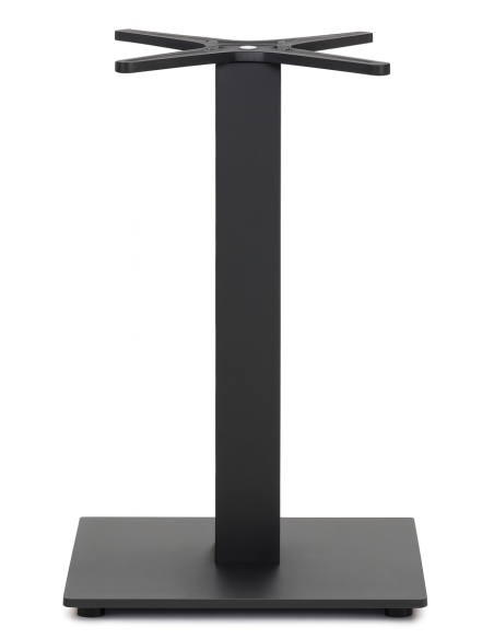 BASI TAVOLO: vendita online BASE TAVOLO STAIN SALMAR 45 X 45 ALTEZZA 72 CM NERO IN ACCIAIO in offerta