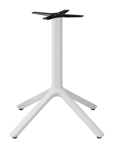 BASI TAVOLO: vendita online BASE TAVOLO FISSO A COLONNA NEMO MAXI SCAB ALTEZZA 73 CM LINO IN ALLUMINIO in offerta