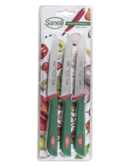 PREMANA: vendita online BLISTER 3 COLTELLO POMODORO 12 CM PREMANA SANELLI in offerta