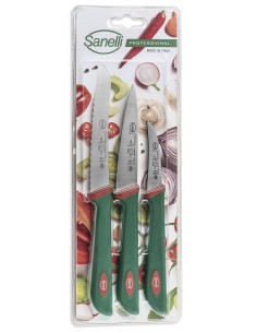 PREMANA: vendita online BLISTER 3 COLTELLI SPELUCCHINO-POMODORO-VERDURA PREMANA SANELLI in offerta