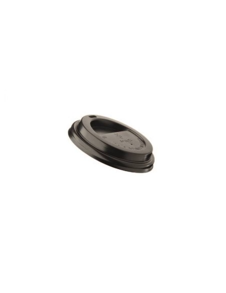 CONTENITORI PER ASPORTO: vendita online TAPPO NERO BICCHIERE CF 50 TAKE AWAY CM.8,3 ML.240 in offerta