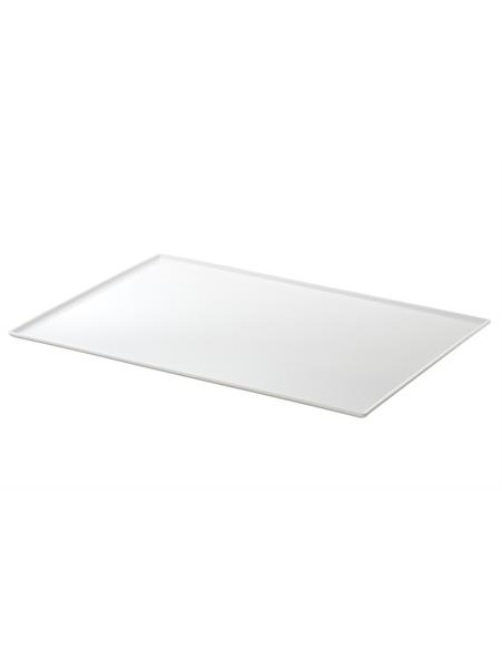 VASSOI-TAGLIERI: vendita online VASSOIO OVALE SNOW IN MELAMINA BIANCO 65 X 45 CM LEONE in offerta