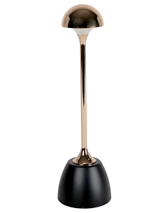 LAMPADE DA TAVOLO: vendita online LAMPADA TAVOLO ORO Ø 6 CM ALTEZZA 29 CM IN PVC PLATHEA in offerta