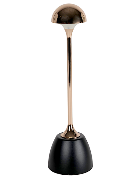 LAMPADE DA TAVOLO: vendita online LAMPADA TAVOLO ORO Ø 6 CM ALTEZZA 29 CM IN PVC PLATHEA in offerta