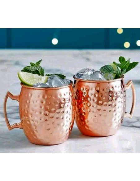 SET 2 BICCHIERI MOSCOW MULE ACCIAIO CL.47 BRONZO 203279