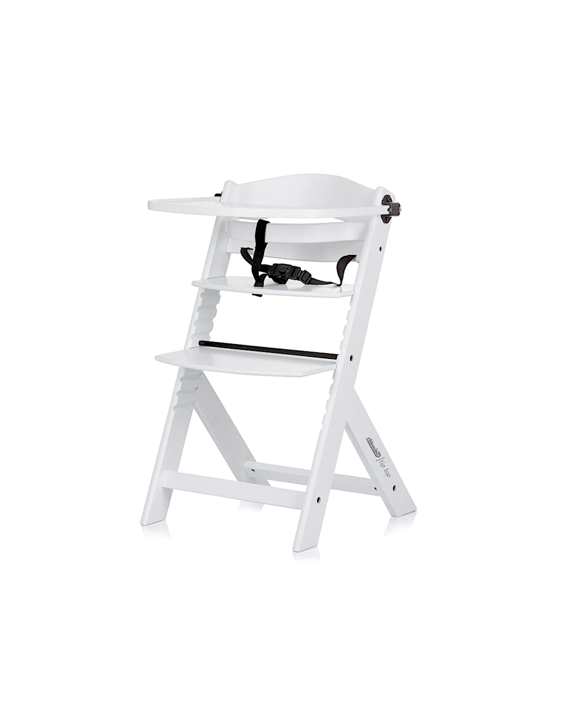 SEGGIOLONI: vendita online SEGGIOLONE PAPPA TIP TOP 2 IN 1 BIANCO IN LEGNO CHIPOLINO in offerta